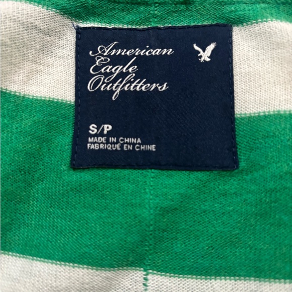 American Eagle Green Stripe Long Sleeve Tee – Elena Gilbert & Bella Swan Vibes - Picture 4 of 4